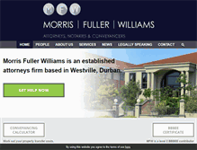 Tablet Screenshot of mfwwdurbanattorneys.co.za